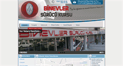 Desktop Screenshot of binevlersurucukursu.com